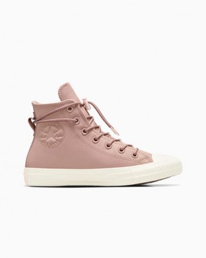 Pink Converse Chuck Taylor All Star Weatherized Leather Men Sneakers Canada | C-18793469
