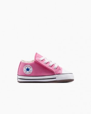 Pink / Beige White Converse Chuck Taylor All Star Cribster Kids' Canvas Shoes Canada | C-07829549