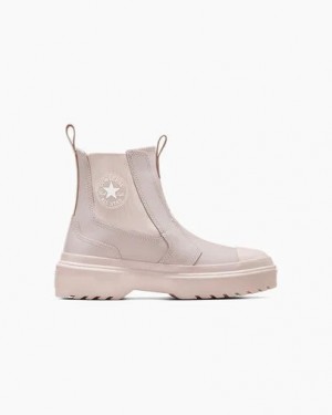 Pink / Pink Converse Chuck Taylor All Star Lugged Kids' Boots Canada | C-79524619