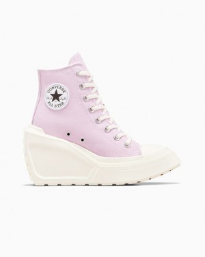 Purple / Black Converse Chuck 70 De Luxe Wedge Women Sneakers Canada | C-10859749