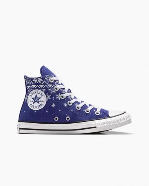 Purple / White / Black Converse Chuck Taylor All Star Women Sneakers Canada | C-51946729