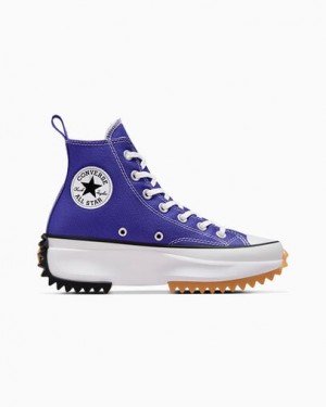 Purple / White / Black Converse Run Star Hike Women Platform Shoes Canada | C-98240359