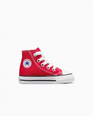 Red Converse Chuck Taylor All Star Classic Kids' Sneakers Canada | C-67182309