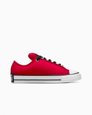 Red / White / Black Converse Chuck Taylor Puff Women Tennis Shoes Canada | C-68157239