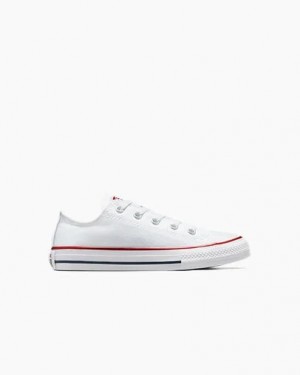 White Converse Chuck Taylor All Star Classic Kids' Sneakers Canada | C-98230519