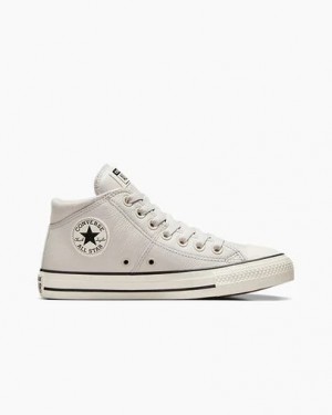 White Converse Chuck Taylor All Star Madison Leather Women Sneakers Canada | C-63279549
