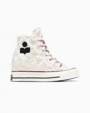 White Converse Converse x Isabel Marant Chuck 70 Wedge Men Sneakers Canada | C-24183709