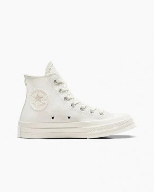 White / Beige Converse Chuck 70 Stars Men Sneakers Canada | C-16938549