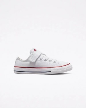 White / Beige Converse Chuck Taylor All Star 1V Kids' Sneakers Canada | C-87023969