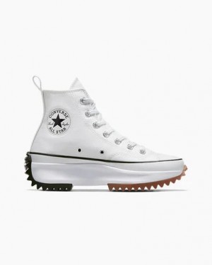 White / Black Converse Run Star Hike Men Platform Shoes Canada | C-06597439