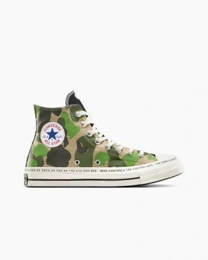 White / Black / Multicolor Converse Converse x Brain Dead Chuck 70 Women Sneakers Canada | C-50864979