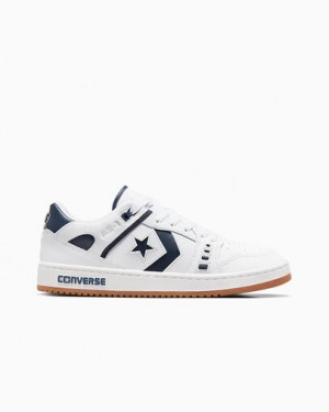White / Navy Converse CONS AS-1 Pro Women Skate Shoes Canada | C-21089649