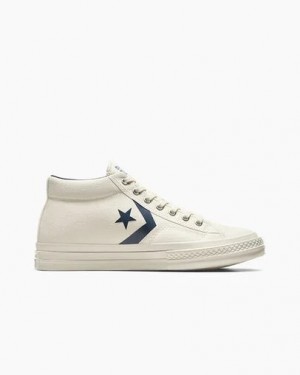 White / Navy / Blue Converse Star Player 76 Men Boots Canada | C-07589649