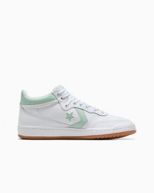 White / Orange Converse CONS Fastbreak Pro Leather & Nylon Men Skate Shoes Canada | C-49280169