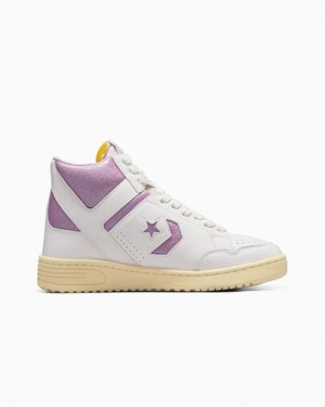 White / Purple Converse Shai Weapon Men Boots Canada | C-36195849