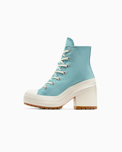 Azure Converse Chuck 70 De Luxe Heel Women Sneakers Canada | C-68472399