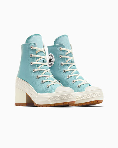 Azure Converse Chuck 70 De Luxe Heel Women Sneakers Canada | C-68472399