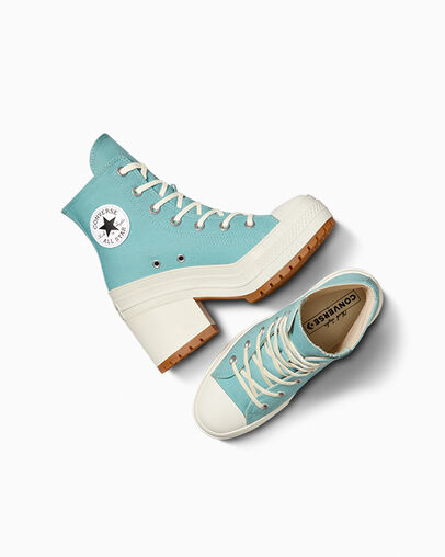 Azure Converse Chuck 70 De Luxe Heel Women Sneakers Canada | C-68472399