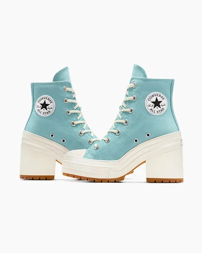 Azure Converse Chuck 70 De Luxe Heel Women Sneakers Canada | C-68472399