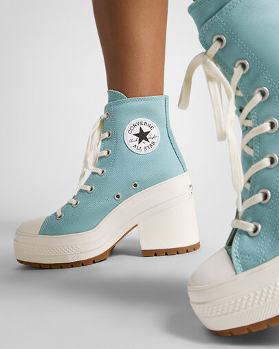 Azure Converse Chuck 70 De Luxe Heel Women Sneakers Canada | C-68472399