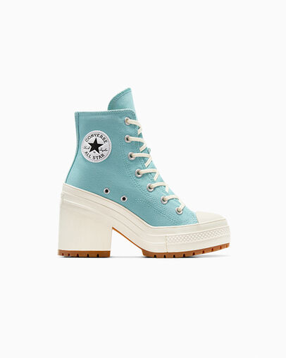 Azure Converse Chuck 70 De Luxe Heel Women Sneakers Canada | C-68472399