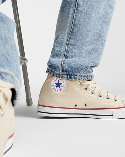 Beige White Converse Chuck Taylor All Star Men Canvas Shoes Canada | C-72956319
