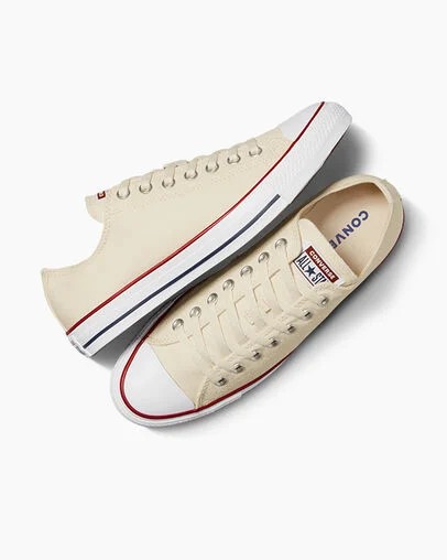 Beige White Converse Chuck Taylor All Star Men Canvas Shoes Canada | C-95321649