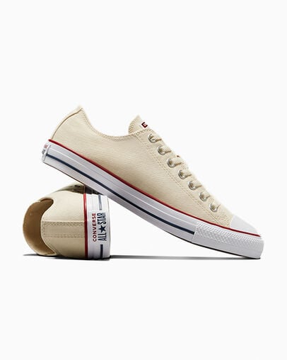 Beige White Converse Chuck Taylor All Star Men Canvas Shoes Canada | C-95321649