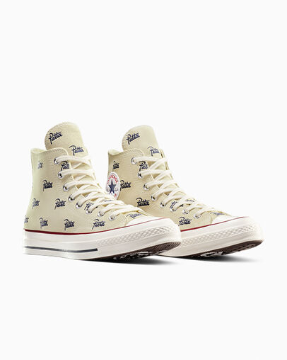 Beige White / Blue Converse Converse x Patta Chuck 70 Men Sneakers Canada | C-13879249
