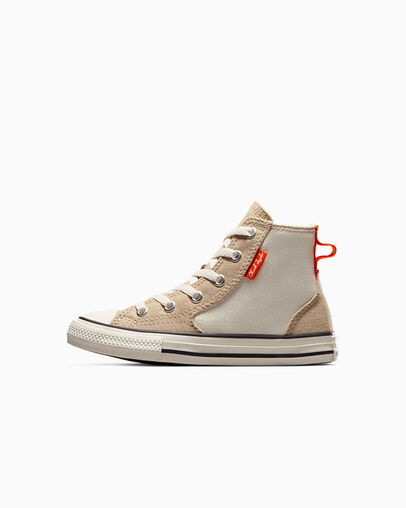 Beige / Orange Converse Chuck Taylor All Star Kids' Canvas Shoes Canada | C-30619759