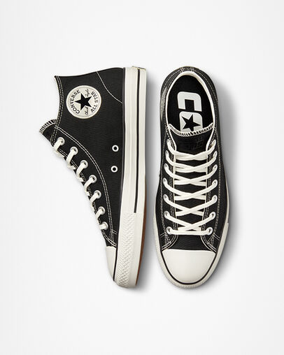 Black Converse CONS Chuck Taylor All Star Pro Cut Off Women Skate Shoes Canada | C-42835969