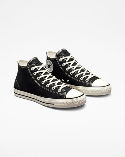 Black Converse CONS Chuck Taylor All Star Pro Cut Off Women Skate Shoes Canada | C-42835969
