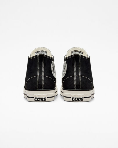 Black Converse CONS Chuck Taylor All Star Pro Cut Off Women Skate Shoes Canada | C-42835969