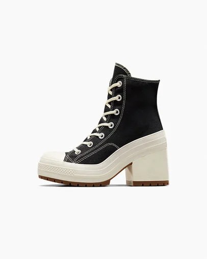 Black Converse Chuck 70 De Luxe Heel Women Sneakers Canada | C-52348099