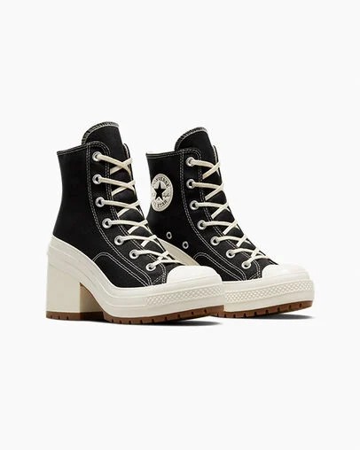 Black Converse Chuck 70 De Luxe Heel Women Sneakers Canada | C-52348099