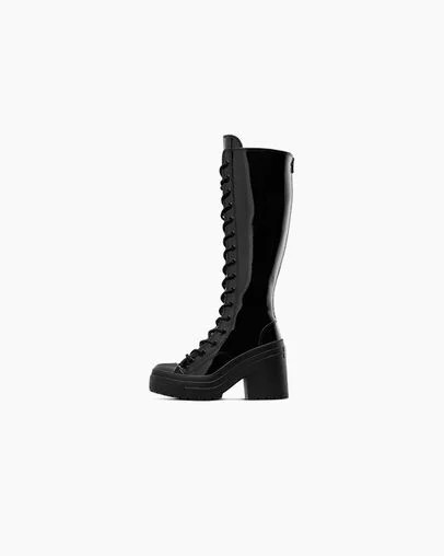 Black Converse Chuck 70 De Luxe Heel XXHi Women Platform Shoes Canada | C-34821709