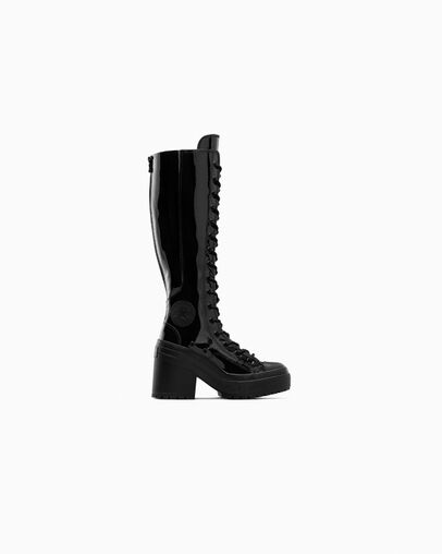 Black Converse Chuck 70 De Luxe Heel XXHi Women Platform Shoes Canada | C-34821709