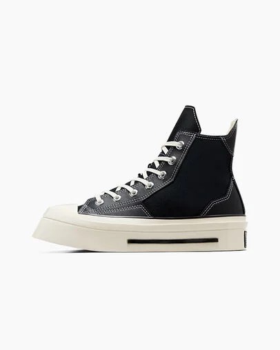 Black Converse Chuck 70 De Luxe Squared Men Sneakers Canada | C-41376289