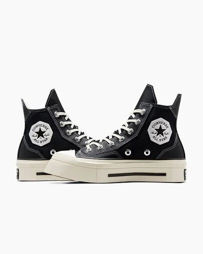 Black Converse Chuck 70 De Luxe Squared Men Sneakers Canada | C-41376289