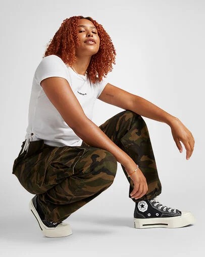 Black Converse Chuck 70 De Luxe Squared Women Sneakers Canada | C-20754919