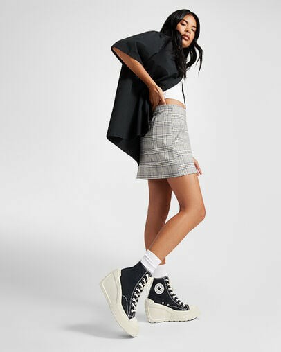 Black Converse Chuck 70 De Luxe Wedge Women Sneakers Canada | C-38764909