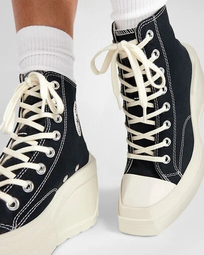 Black Converse Chuck 70 De Luxe Wedge Women Sneakers Canada | C-38764909