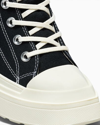 Black Converse Chuck 70 De Luxe Wedge Women Sneakers Canada | C-41306589
