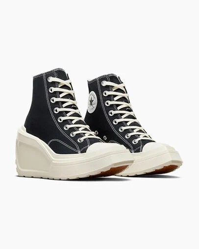 Black Converse Chuck 70 De Luxe Wedge Women Sneakers Canada | C-41306589