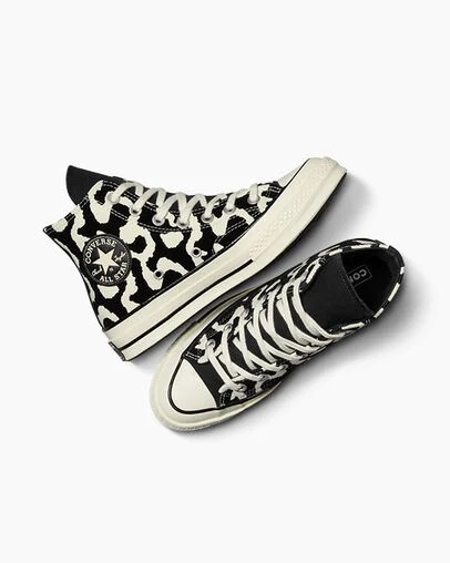 Black Converse Chuck 70 Leopard Remix Women Sneakers Canada | C-75129489