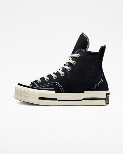 Black Converse Chuck 70 Plus Women Sneakers Canada | C-64209539