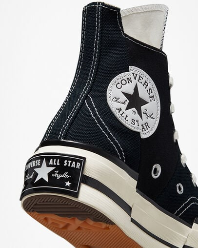 Black Converse Chuck 70 Plus Women Sneakers Canada | C-64209539