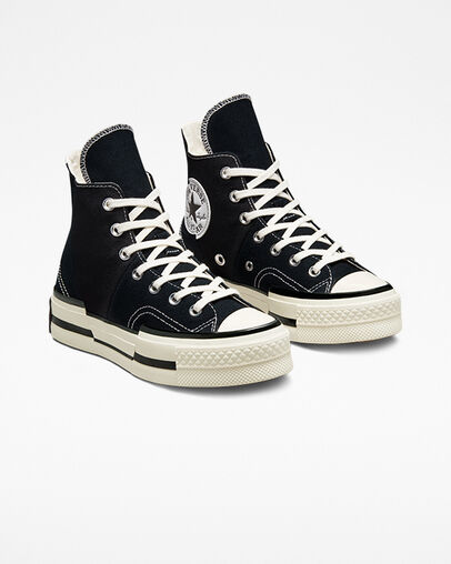 Black Converse Chuck 70 Plus Women Sneakers Canada | C-64209539
