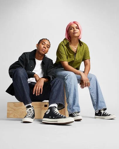 Black Converse Chuck 70 Women Canvas Shoes Canada | C-83021649
