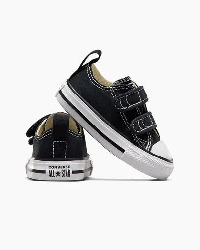 Black Converse Chuck Taylor All Star 2V Kids' Canvas Shoes Canada | C-69145739
